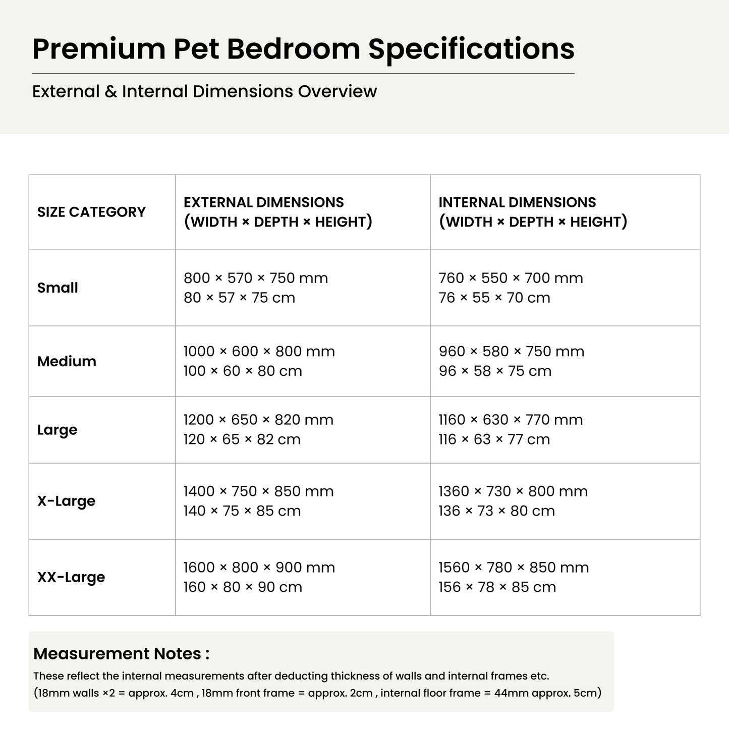 Glide Gate Bedrooms (Sliding Door Kennels)